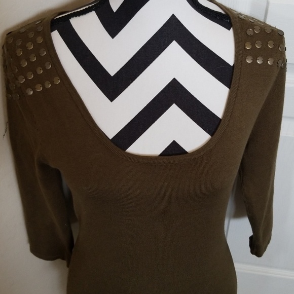 Bebe Olive Green Sweater Dress - Picture 7 of 7